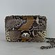 Order Python Leather Crossbody Bag. ulijana-zijangirova. Livemaster. . Crossbody bag Фото №3