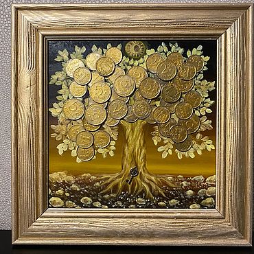 Картина из монет своими руками: денежное дерево, приносящее богатство