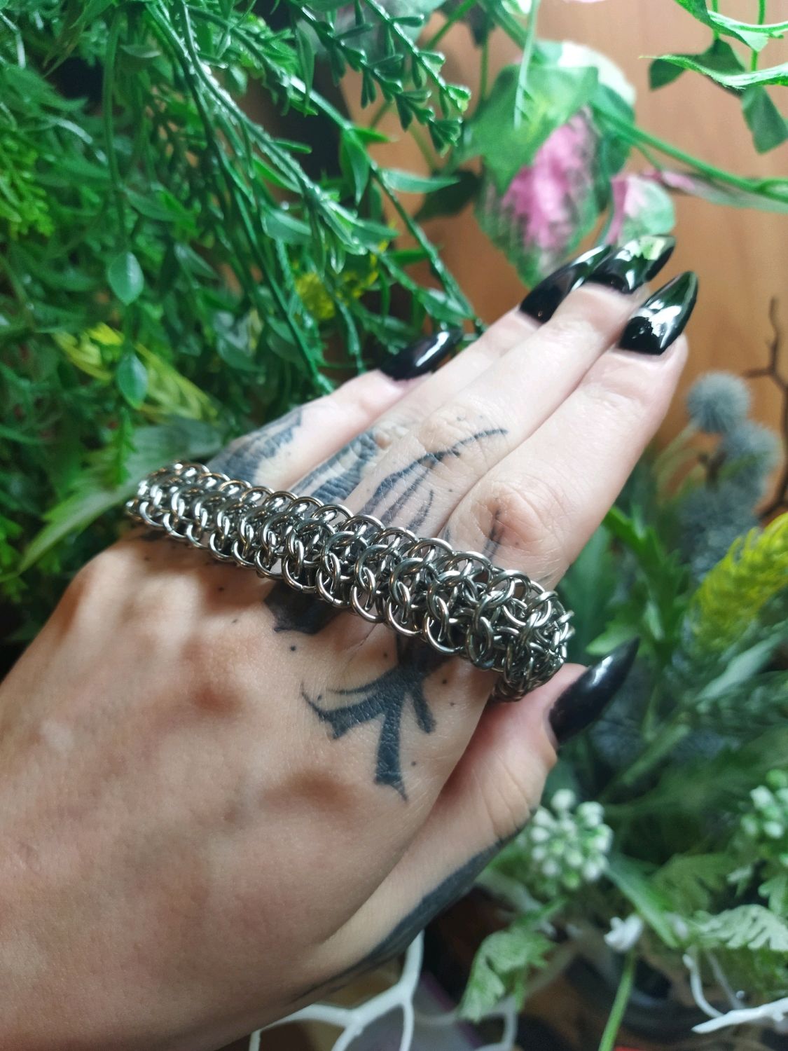 Браслет кольчужный из нержавеющей стали в интернет-магазине Ярмарка ...