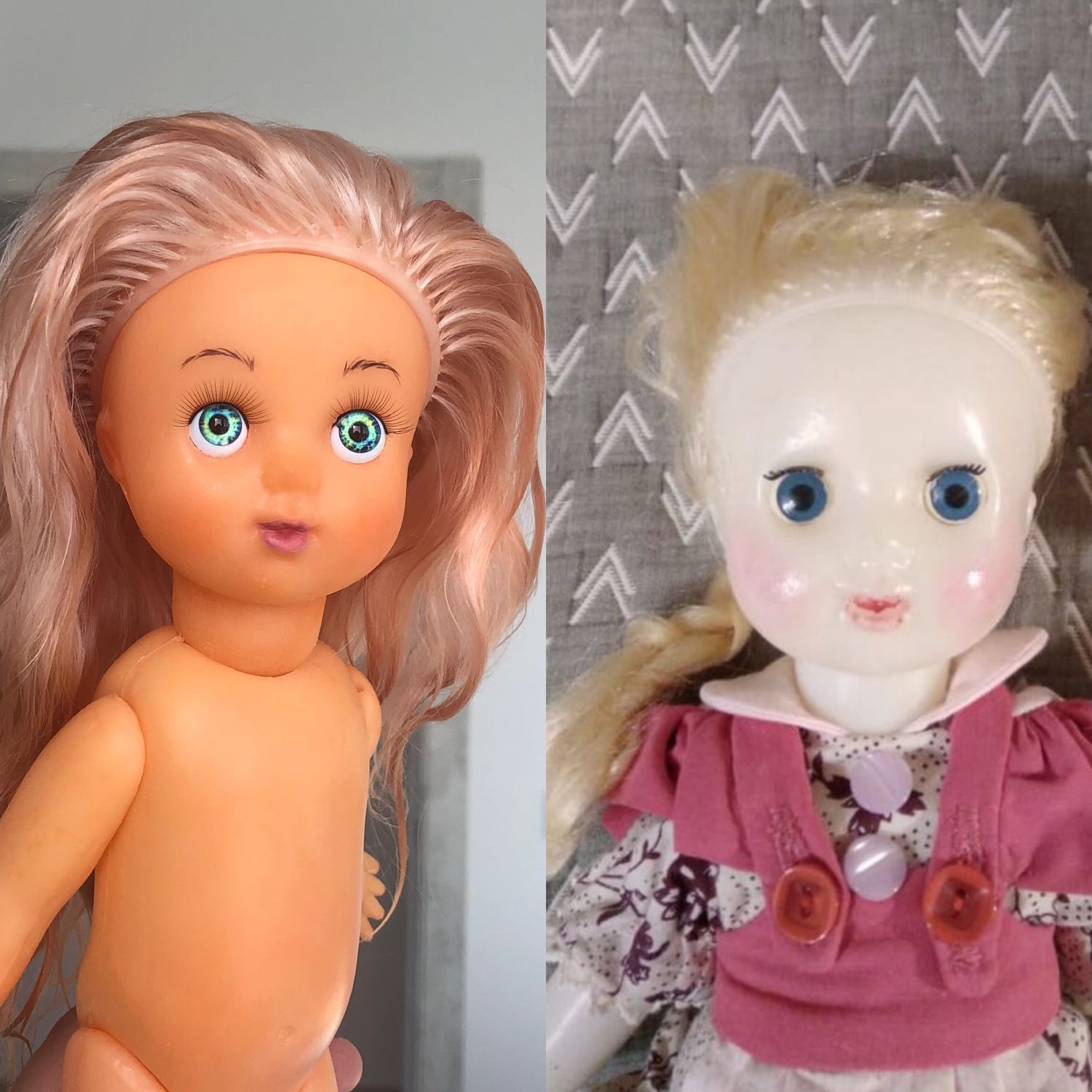 Платье для советской куклы. Винтаж: антикварная немецкая кукла sonneberger porzellanfabrik 2542/9. Переделка старых кукол. Антикварная кукла, молд 129. Реставрируем старую куклу.