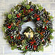 Gifts: Christmas wreath ' the Color of joy'. Wreaths. Zuli. My Livemaster. Фото №6