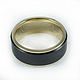 Ring made of black Zirconia and yellow gold. Rings. asgdesign. Online shopping on My Livemaster.  Фото №2