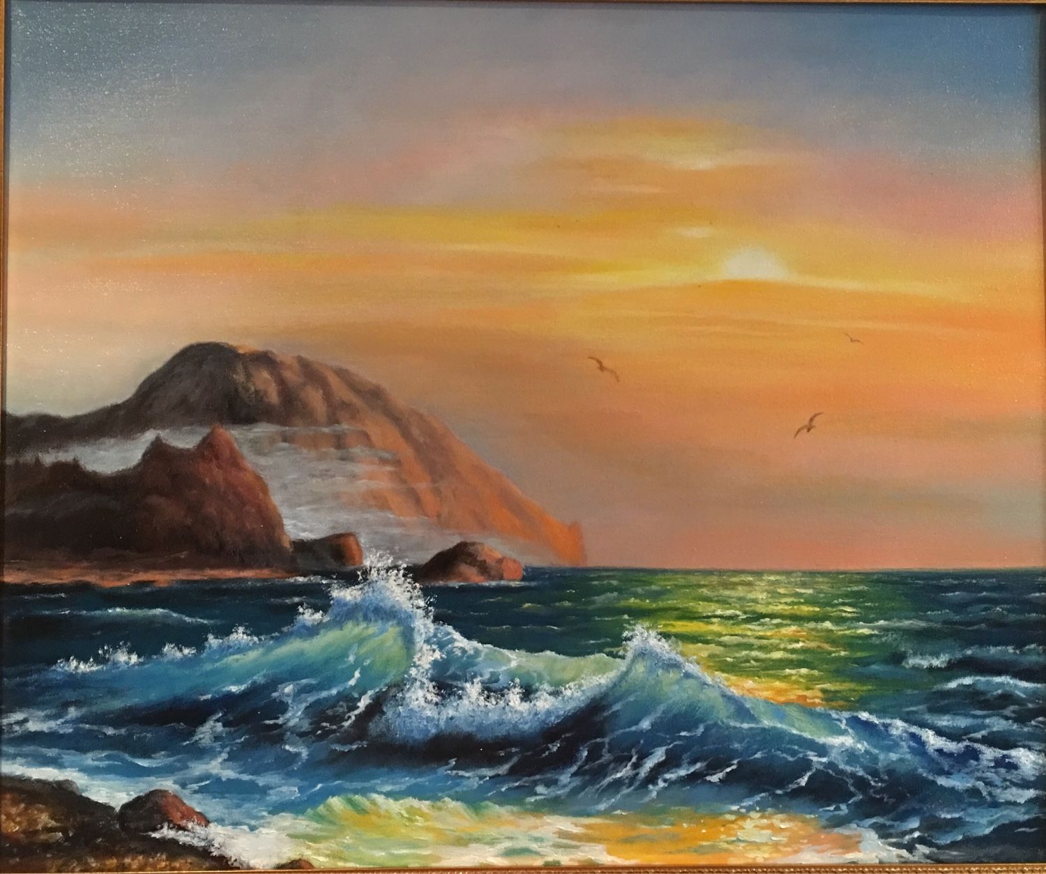 Купить картину Морской пейзаж, недорогая картина для интерьера