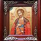 The Holy Nobleborn Prince Alexander Nevsky.Icon in the kiosk. Icons. svetmiru. My Livemaster. Фото №6