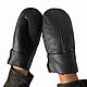  men's leather sheepskin, Mittens, Moscow,  Фото №1