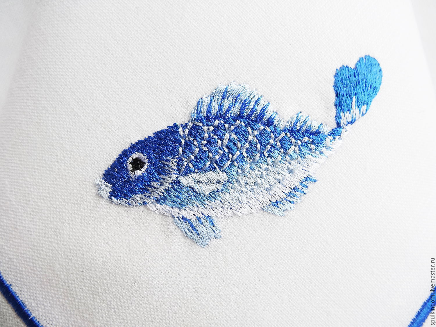 Napkin with tcnuh fish from the series sea creatures Napkin with tcnuh fish from the series sea creatures