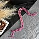 Pink choker necklace made of beads. Evening necklace- chain. Chokers. Only_you_byElena. Online shopping on My Livemaster.  Фото №2