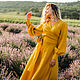 Linen dress on the smell. Dresses. Авторская льняная одежда 
Elena Golovina. Online shopping on My Livemaster.  Фото №2