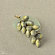 Brooch Willow twig Murano glass brass, Brooches, Moscow,  Фото №1