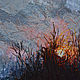 Textile panel Sunrise. Pictures. Heat hands (TeplOlino). Online shopping on My Livemaster.  Фото №2