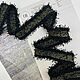 Тесьма текстильная чёрная с золотистым люрексом, 30 мм. Тесьмы. Фурнитура для шитья CDTaccessories. Ярмарка Мастеров.  Фото №5