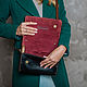 Leather and wood bag with hand embroidery ETNINEN. Classic Bag. Juliya Vrublevskaya (vrublevsky-j). My Livemaster. Фото №4