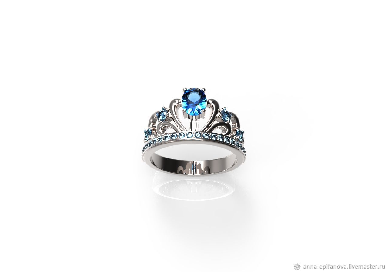 Rings ann. Кольцо корона e349113. Серебряное кольцо "корона". Королева кольца.