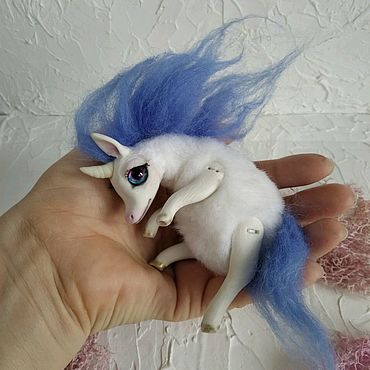 Единорог. Игрушка в смешанной технике.. . Куклы и игрушки ручной работы - Ярмарка Мастеров Куклы и игрушки ручной работы. Ярмарка Мастеров - ручная работа Единорог. Игрушка в смешанной технике.. Handmade.