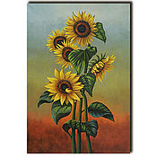 Картины и панно handmade. Livemaster - original item Sunflowers / 90h60 cm/ oil painting on canvas. Handmade.