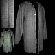 100%linen jacket 'chain Mail' with buttons and hood, Sweatshirts for men, Kostroma,  Фото №1