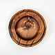 Wooden Siberian Cedar Soup Plate 240 mm T162. Dinnerware Sets. ART OF SIBERIA. My Livemaster. Фото №6