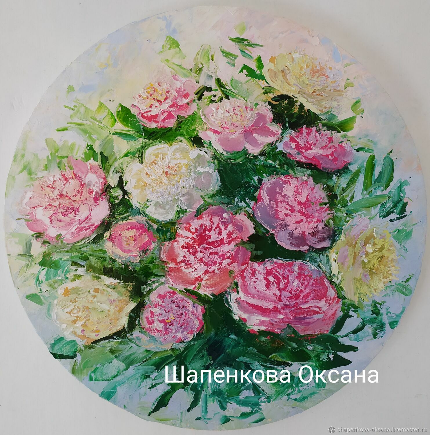 Картина цветы "Воздушные пионы" – купить онлайн на Ярмарке Мастеров ...