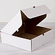 Коробка для высокого пирога 28х28х8,5 см из плотного картона, белая
Арт. 0104025
Размер: 28х28х8,5 см
Материал: микрогофрокартон
Цвет: белый