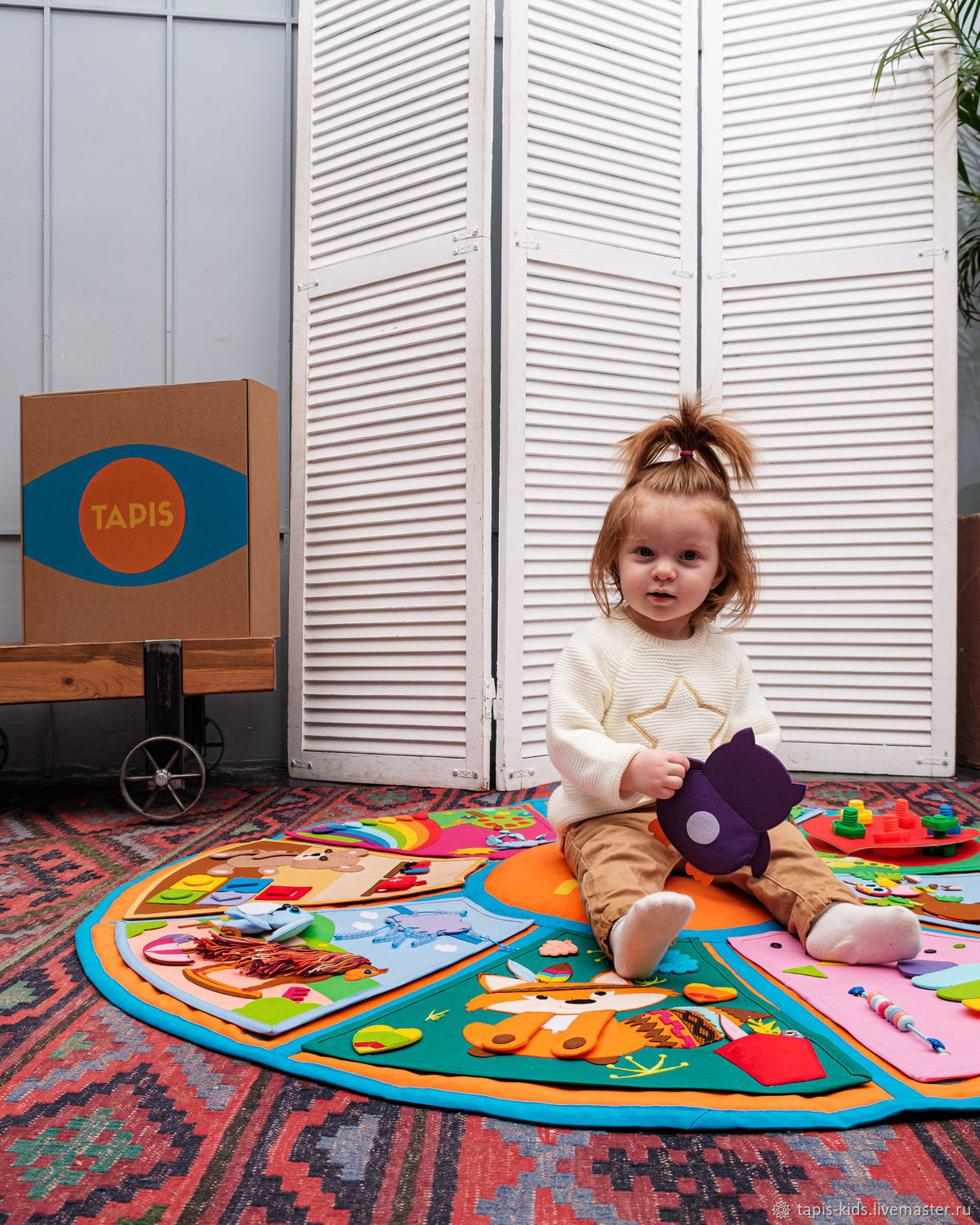 Детский развивающий коврик Tapis, Игровой коврик, Москва,  Фото №1