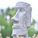 Заказать Моаи статуэтка из бетона для декора интерьера и сада. A Z O V   G A R D E N. Ярмарка Мастеров. . Статуэтки Фото №3