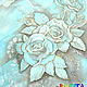 Silk blouse 'Pale blue roses' batik. Blouses. studiya. My Livemaster. Фото №4