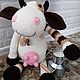 Cow Dora, interior soft toy. Stuffed Toys. The colorful world. My Livemaster. Фото №4