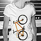 T-Shirt Bicycle. T-shirts and undershirts for men. decades. Online shopping on My Livemaster.  Фото №2