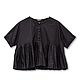 Black blouse with a round collar, Blouses, Guangzhou,  Фото №1