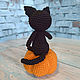 Кот Самайн (Черный кот, Хэллоуин). Амигуруми куклы и игрушки. Тигрушка-Игрушка (Марина). Интернет-магазин Ярмарка Мастеров.  Фото №2