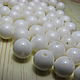 White agate beads 8mm smooth ball. Beads1. Elena (luxury-fittings). My Livemaster. Фото №4