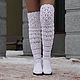 Order boots: ' Veronica'. KnittedBoots. Livemaster. . High Boots Фото №3