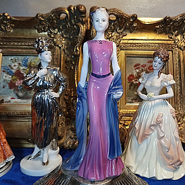 Винтаж ручной работы. Ярмарка Мастеров - ручная работа Винтаж: Камилла.Coalport.Статуэтка.Англия.Фарфор. Handmade.
