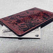 Канцелярские товары handmade. Livemaster - original item Cover for passports or auto documents. Hope. Peter Bruegel. Handmade.