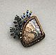Brooch with Jasper 'Dried flowers', Brooches, Tver,  Фото №1
