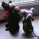 Mouse, Felted Toy, Moscow,  Фото №1
