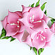 Soft pink artificial flowers from Tamarana with white stamens, Flowers artificial, Novosibirsk,  Фото №1