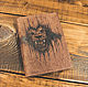 Passport cover made of leather with pyrography 'Lion'. Passport cover. G.L.A.D.. My Livemaster. Фото №5