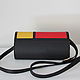 Copy of Leather Mondrian clutch bag. Clutches. Leather  Art  Phantasy. My Livemaster. Фото №4
