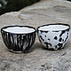 Set of mini-bowls ' Monochrome'. Bowls. author's ceramics. My Livemaster. Фото №6
