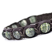 Украшения handmade. Livemaster - original item Shamballa bracelet with stone scarn. Handmade.