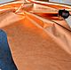 Order Genuine leather Orange metallic 0,7 mm. tarzderi. Livemaster. . Leather Фото №3