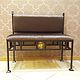 Bench with backrest 'Squares'. Banquettes. KovkaHome (Jilia). Online shopping on My Livemaster.  Фото №2