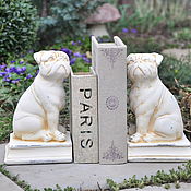 Для дома и интерьера handmade. Livemaster - original item Pugs Book Holders set of 2 pcs. door stopper. Handmade.
