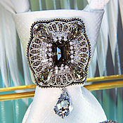 Украшения handmade. Livemaster - original item The Count of Monte Cristo Pin Brooch. Black Wedding Tie Brooch. Handmade.