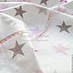 Польский хлопок 50х160 см "Розовые звезды", Fabric, Kaliningrad,  Фото №1