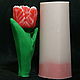 Molde de silicona para jabón y velas Tulipán en el tallo, Form, Moscow,  Фото №1