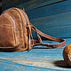 Кожаный рюкзак женский  "Tsipreya". Рюкзаки. VOLGA - VOLGA изделия из кожи. Ярмарка Мастеров.  Фото №6