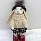 Order Toy Rabbit in a hat with a pompom. wool gifts. Livemaster. . Stuffed Toys Фото №3