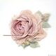 Brooch flower fabric chiffon rose ' Fading'. Brooches. fioridellavita. My Livemaster. Фото №4